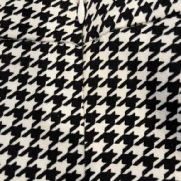 JCrew Factory Winnie Pant 10P Houndstooth (Black and White) - Picture 5 of 7